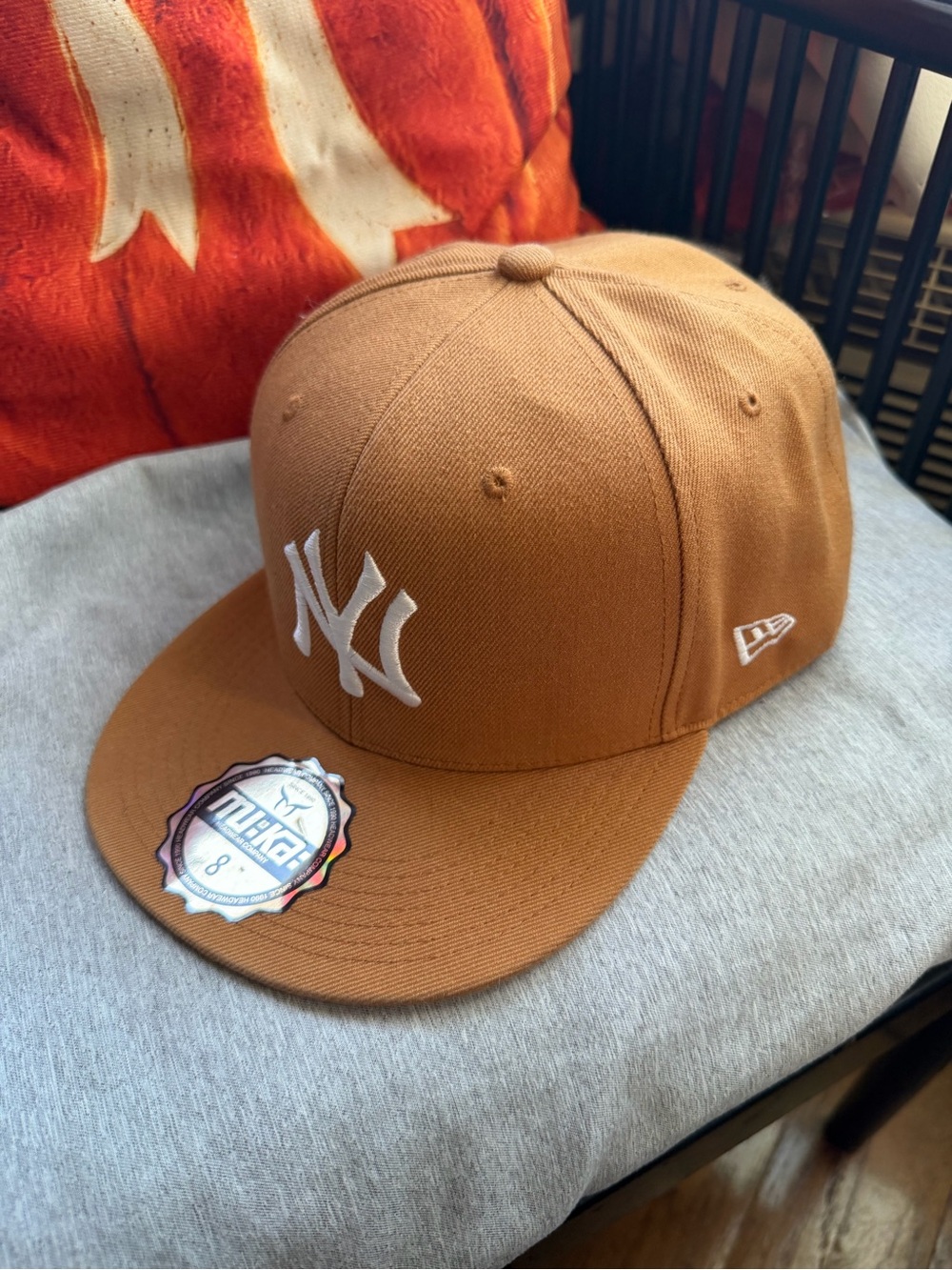 New Era Kids Tan New York Yankees Snapback Hat